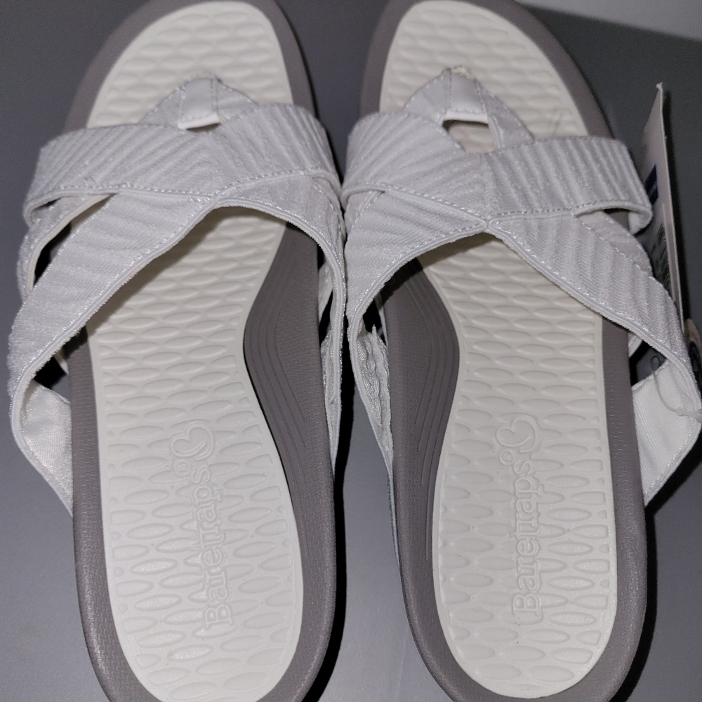 BareTraps White Womens Sandal Size 6 - Picture 6 of 9